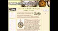 Desktop Screenshot of antique-pocket-watch.com