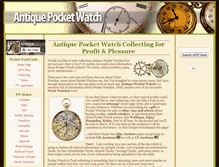 Tablet Screenshot of antique-pocket-watch.com